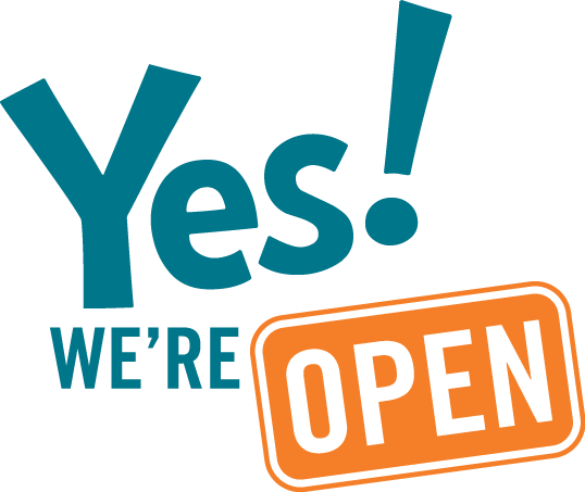 Yes, we're open
