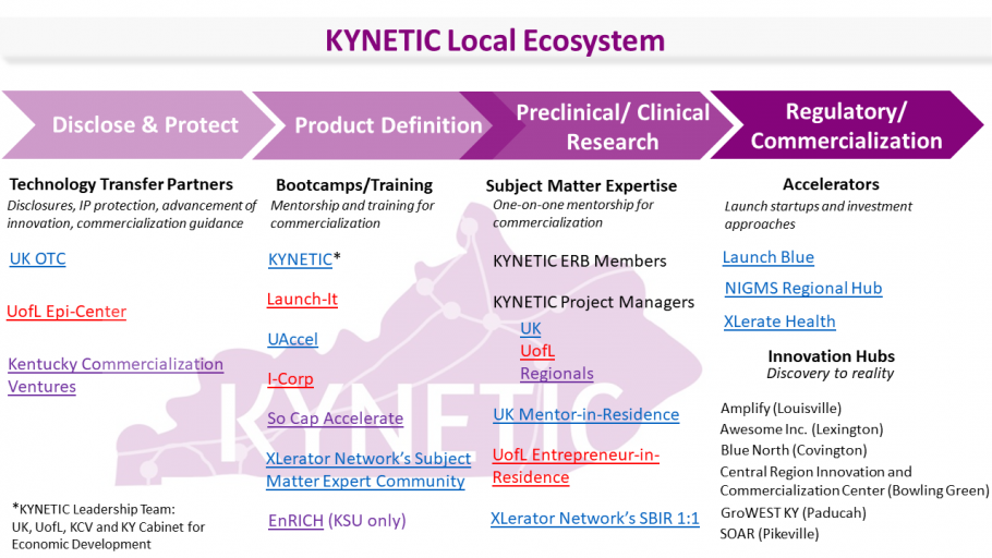 KYNETIC Local Ecosystem (see PDF for details)