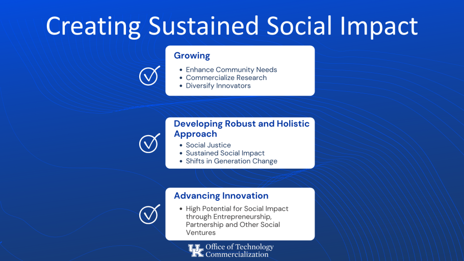 Creating Sustained Social Impact