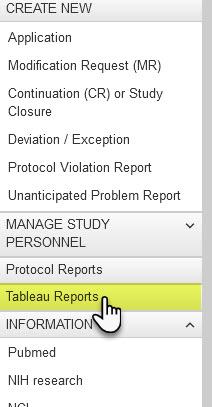 Tableau Reports