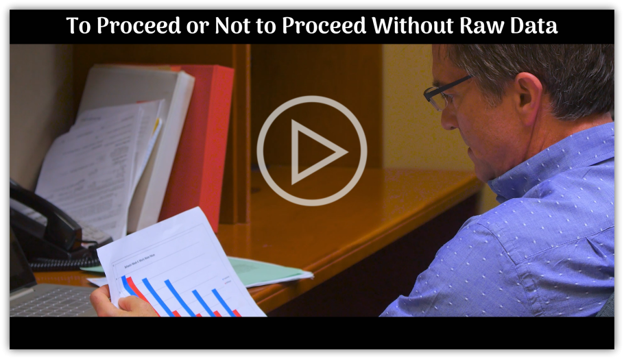 To proceed or not to proceed without raw data