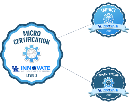 Micro-certification Level 2 & 3 Badges