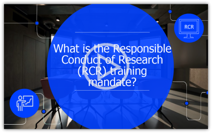 What is the RCR training mandate?