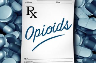 opioids written on Rx pad