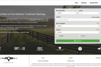 FindHelpNowKy.org screenshot