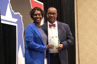 Lovoria Williams presented with award