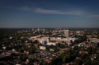 campus aerial view