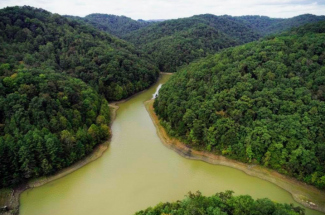 The Curs Crum Reservoir in Martin County, Ky.