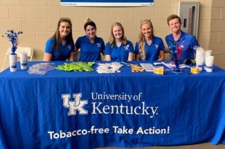 The ambassadors from Tobacco-Free Take Action!