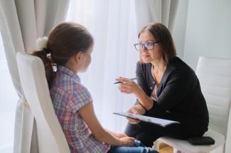 Stock image of counseling session