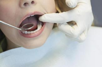 Stock photo of dental exam