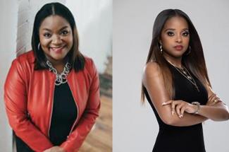 Louisville Urban League president and CEO Sadiqa Reynolds (left) and social justice advocate Tamika D. Mallory will deliver keynote addresses at the 2021 UK Sister Circle Forum this Thursday and Friday, March 25-26. Photos courtesy of UK MLK Center.