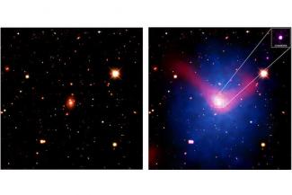 These images show X-ray data from ESA's XMM-Newton and NASA's Chandra X-ray Observatory, along with optical and infrared data. UK's Yuanyuan Su led the analysis of the Chandra X-ray observation. Photo courtesy of Chandra X-ray observatory.