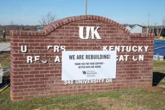 The University of Kentucky is beginning to rebuild its Research and Education Center in Princeton. Photo by Steve Patton, UK Agricultural Communications.