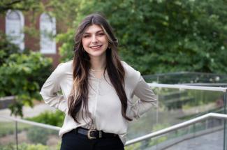 Mira Mirzaian is an alumna of the UK College of Public Health and is currently an epidemiologist at the Kentucky Injury Prevention and Research Center (KIPRC). Arden Barnes | UK Photo.