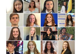 The 2022 Commonwealth Undergraduate Research Experience (CURE) fellows.
