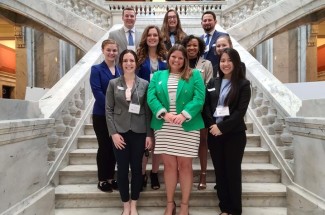 In 2022, 10 UK undergraduates were selected to present their research at Kentucky state capitol in Frankfort. Photo provided by OUR.