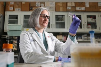 Jill Roberts, Ph.D., in her lab. Mark Cornelison | UK Photo