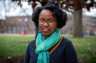 Priscilla McCutcheon, assistant professor in the Department of Geography in the College of Arts and Sciences 