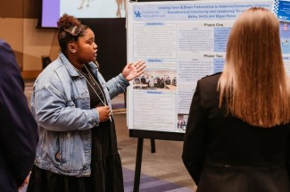 The Showcase of Undergraduate Scholars empowers students to share their research discoveries, ideas and creative works with the campus community and the public. Photo provided by OUR.