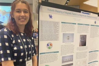 Gabija Ziemyte was selected as an Undergraduate Research Ambassador by the Office of Undergraduate Research. Photo provided by OUR.