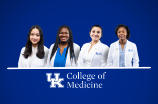 White Coats for Black Lives fellowship recipients (left to right) Mindy Baker, Rachel Cooper, Payal Panchal and Jasmine Thomas. Arden Barnes | UK Photo.