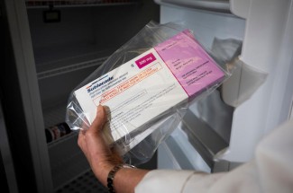 Package of extended-release buprenorphine, which is used to treat opioid use disorder. Pete Comparoni | UK Photo.