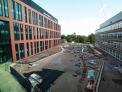 courtyard of new research building