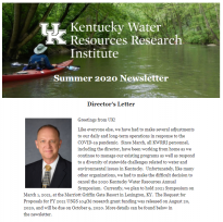 KWRRI Summer 2020 Newsletter