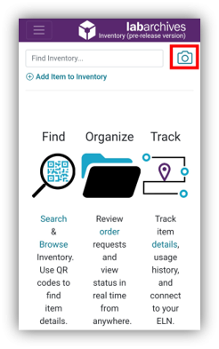 Inventory Mobile Label