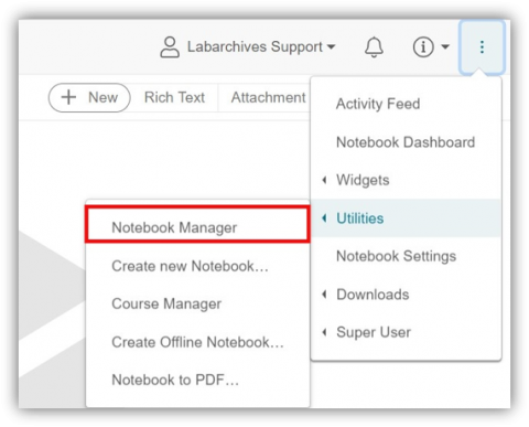 Notebook Manager