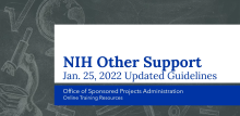 NIH Other Support Updates